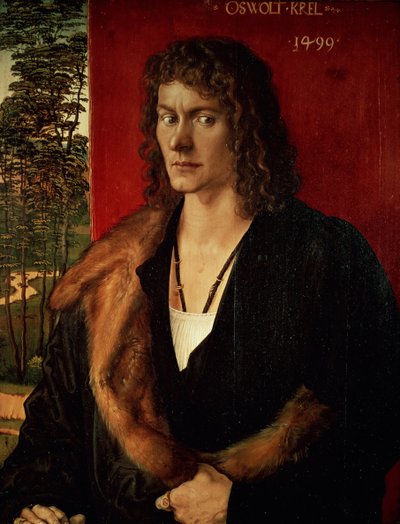 Portrait of Oswolt Krel by Albrecht Dürer
